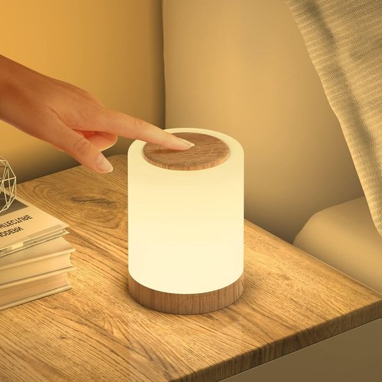 Led-schreibtischlampe Mit Nachtlicht, Touch-dimmung Mit 10 Farben, Batteriebetrieben, Timer, Farbwechsel, Für Kinder