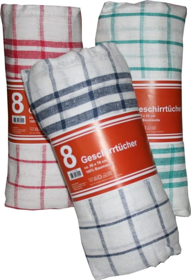 Frottier Geschirrtuch Design Karo, 50x70 cm,Trockentuch,Küchenhandtuch