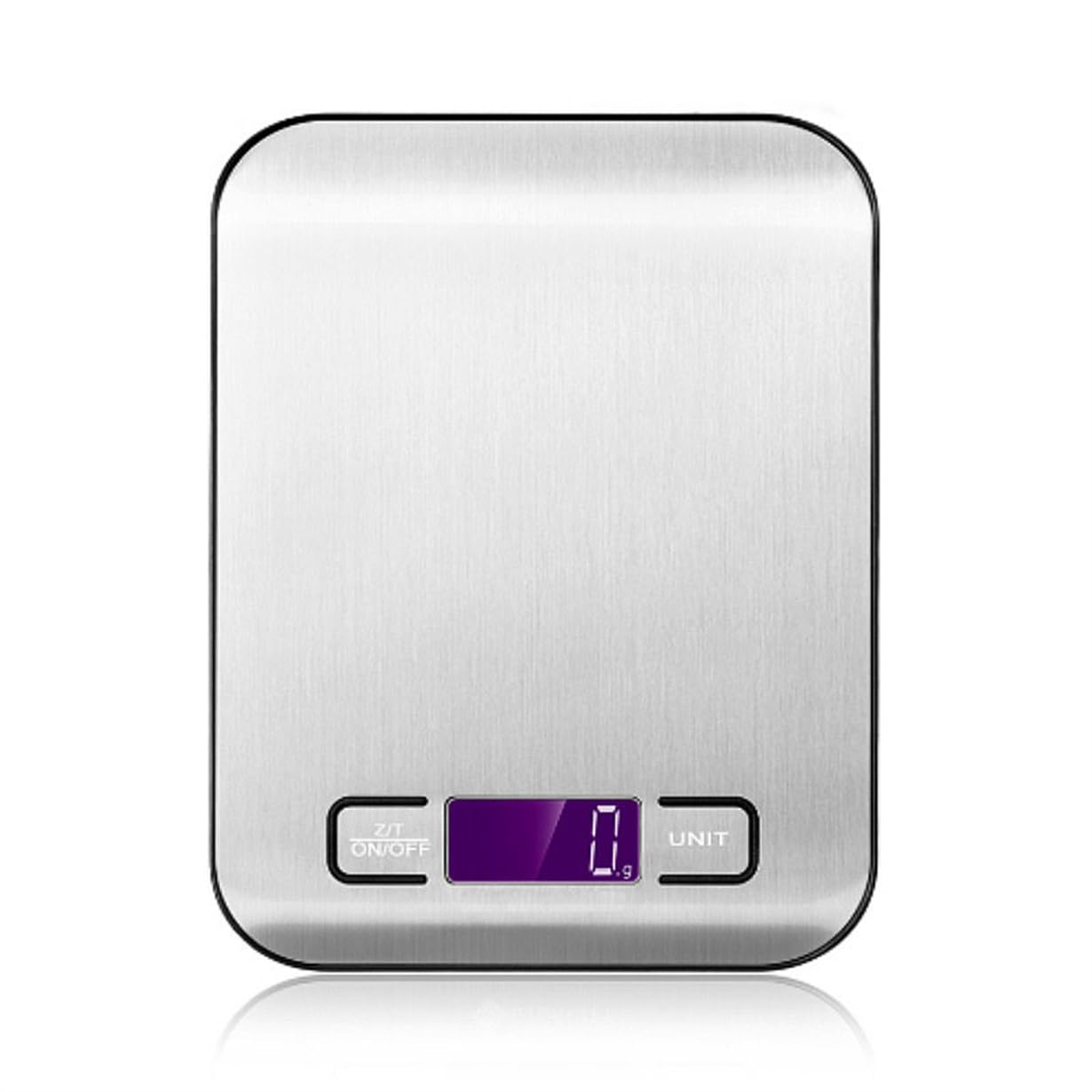 Präzisions-küchenwaage Aus Edelstahl (10 Kg/1 G) – Elektronische Lebensmittelwaage Mit Lcd-anzeige – Ideal Zum Kochen, Backen Und Abmessen
