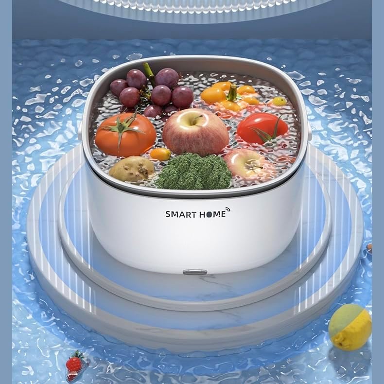Ultraschall-waschgerät Für Obst Und Gemüse, Obstsieb-set, Küchen-wasch- Und Einweichkorb Für Obst Und Gemüse