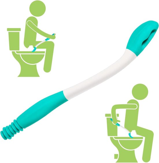 Grüne 39,5 Cm Toilettenwischhilfe, Badezimmer-assistenzgerät Mit Großer Reichweite Für Ältere Schwangere