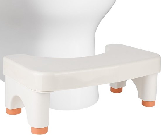 Toilettenhocker, Verstellbarer Hocker, Geeignet Für Erwachsene Und Kinder, Tragbar, Rutschfest, 4 Höheneinstellungen, 15-21 Cm.