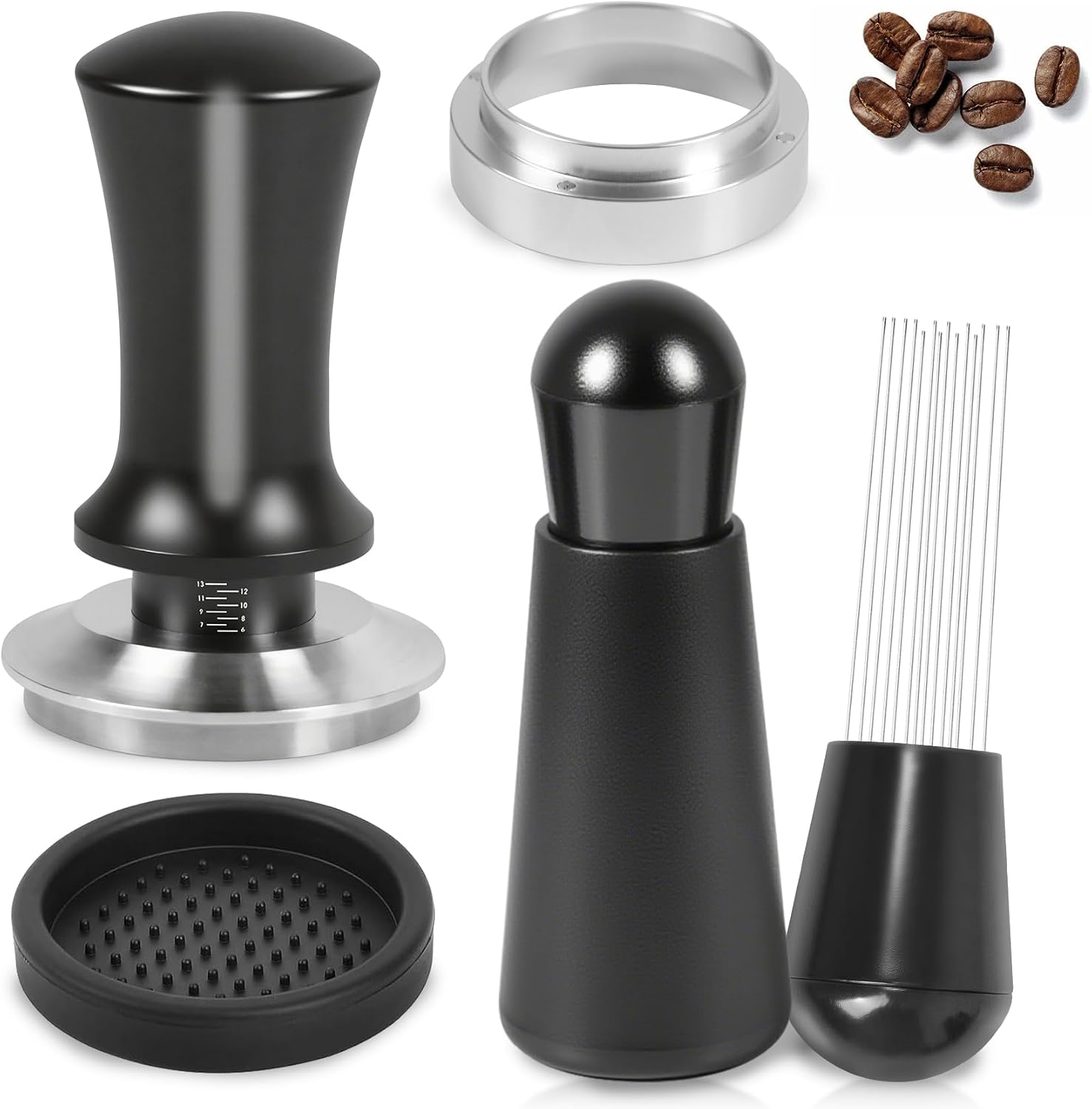 Kalibrierter 51-mm-federstampfer Und Dosiertrichter-set Für Espressomaschinen Mit Siebträger