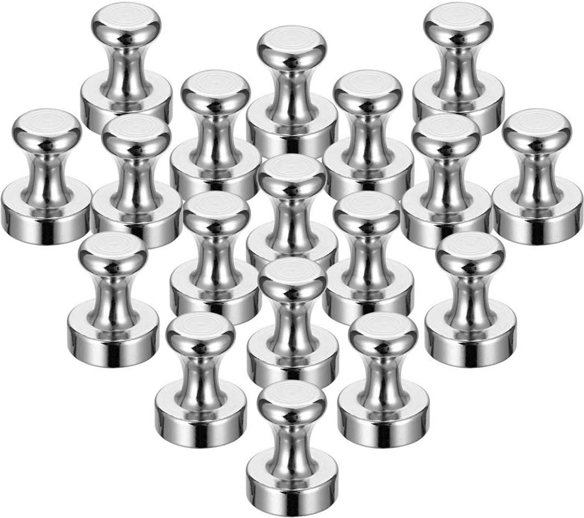 18-teiliges Set Konischer Magnete, Mini-metallmagnete, Reißzwecken Für Magnetische Whiteboards Und Kühlschränke (12 X 16 Mm)