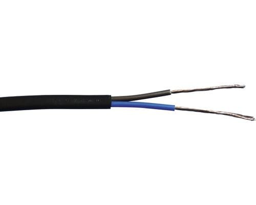 Weitere - Schlauchleitung H03VV-F 2 x 0,75 - 10 Meter schwarz Gummileitung Leitung Kabel