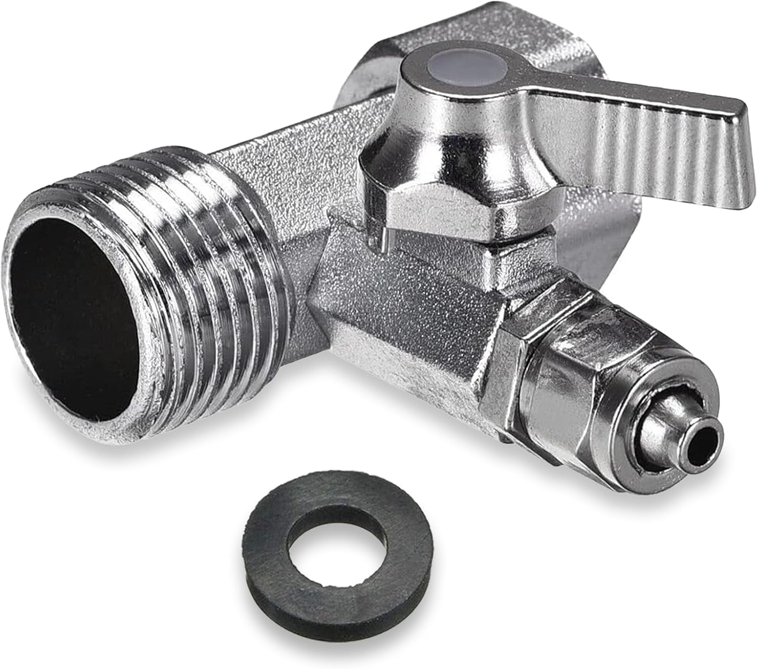 Einlassventil Für Wasserfilter – Wasserhahnanschluss – Silber