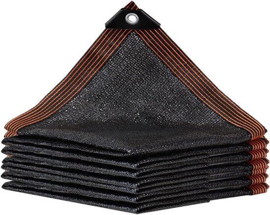 Sonnensegel – Sonnenschutz Für Ihren Garten – 85 % Uv-schutz – 3 X 6 Meter – Schwarz