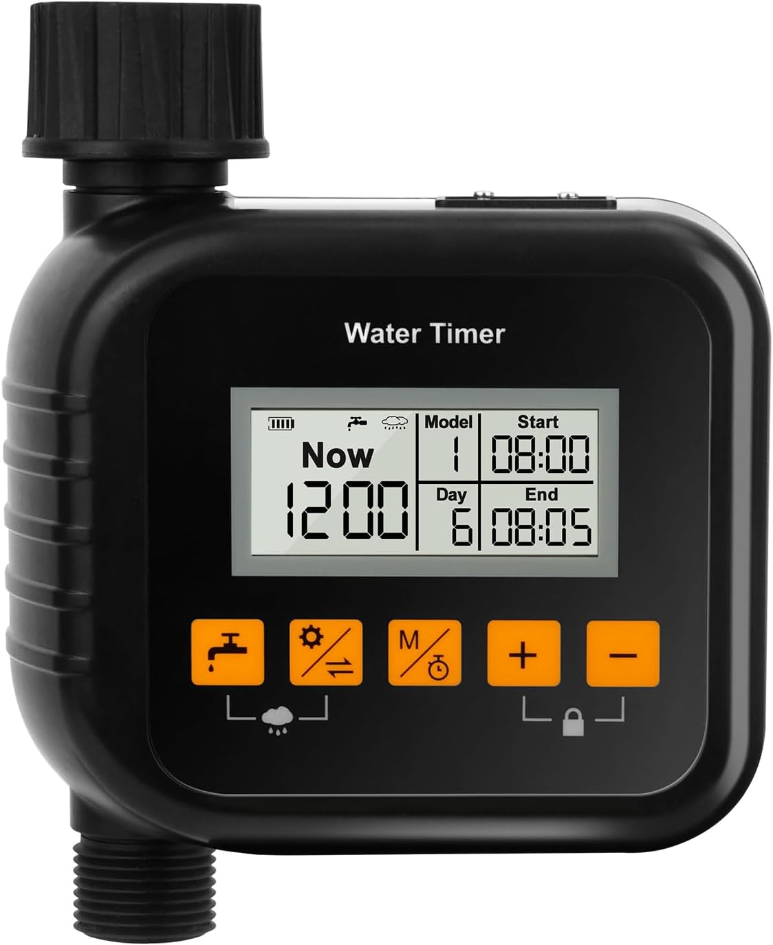 Programmierbarer Bewässerungsschlauch-timer Mit Regensensor – Automatischer Gartenbewässerungsregler Für Effiziente Bewässerung Und Wassereinsparung