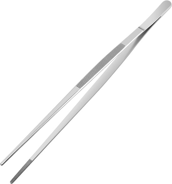 Küchenpinzette – 30 Cm – Edelstahl – Küchenzange – Servierpinzette – Fleischpinzette – Küchenpinzette – Kochpinzette