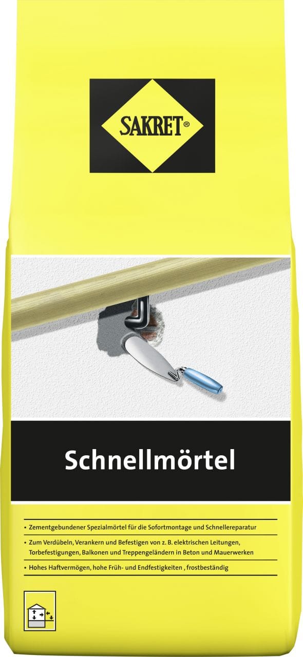 Schnellmörtel 1 kg Beutel Estrich & Mörtelprodukte - Sakret