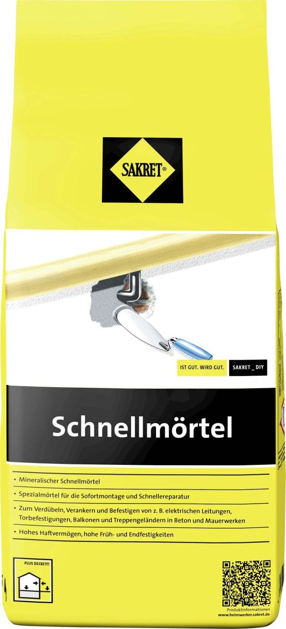 Sakret - Schnellmörtel 5 kg Beutel Estrich & Mörtelprodukte