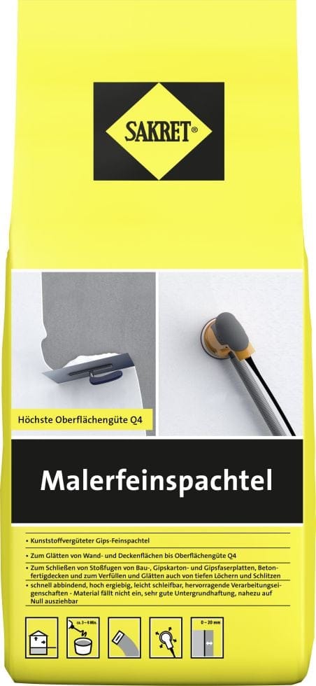 Malerfeinspachtel 5 kg Malerfeinspachtel - Sakret