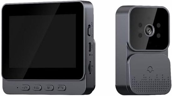 Intelligente Video-türklingel Mit Kamera, Bildschirm, Videoanruffunktion Und 4,3-zoll-display – Mit Kamera, Wasserdicht Und Mit Nachtsichtfunktion.