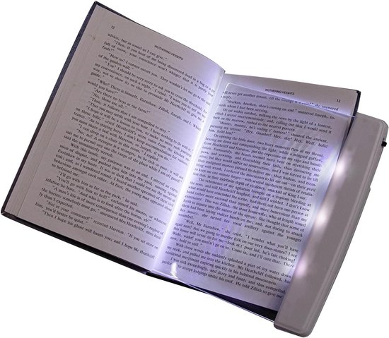 Led-leseleuchte Mit Transparentem Panel, Warmem Licht, Augenschonend, Tragbare Tablet-leseleuchte Für Den Nachttisch