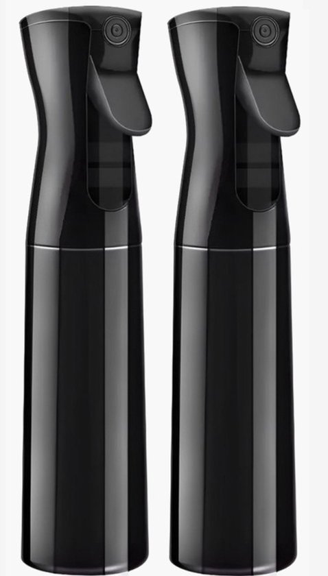 2er-pack Sprühflaschen – 300 Ml – Feiner Sprühnebel – Für Innenräume/pflanzen/reinigung – Schwarz