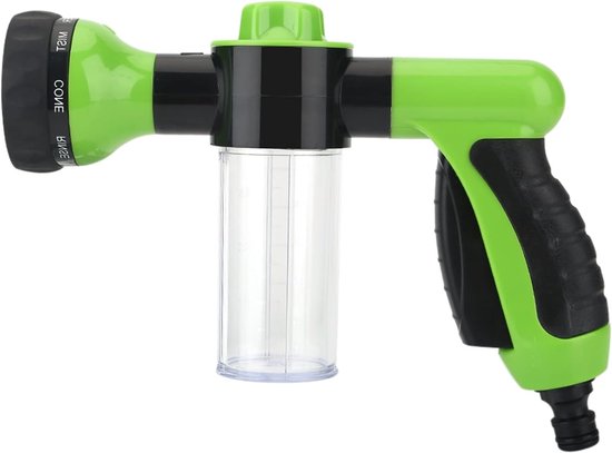 Handliche Hochdruck-gartenspritze Mit 8 Modi Und Autowaschdusche