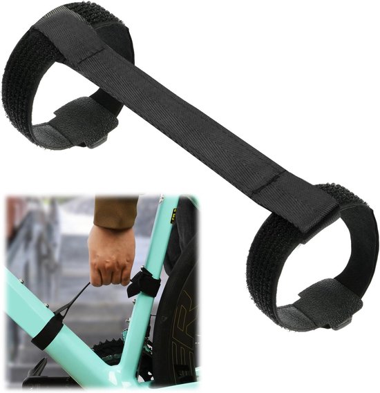 Tragbarer, Hochfester Fahrrad-schultergurt Aus Nylon, Multifunktionaler Rahmen-/lenkergriff, Für Rennräder
