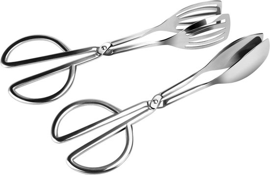 Küchenzange – 2er-pack – Edelstahl – Grillen – Küche – Servieren – Kekse – Zubehör – Kochen – Küchenutensilien
