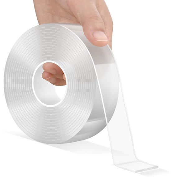 Doppelseitiges Klebeband – Nano-klebeband – Zum Kleben Von Gegenständen – Waschbar Und Wiederverwendbar – 5 M – Transparent