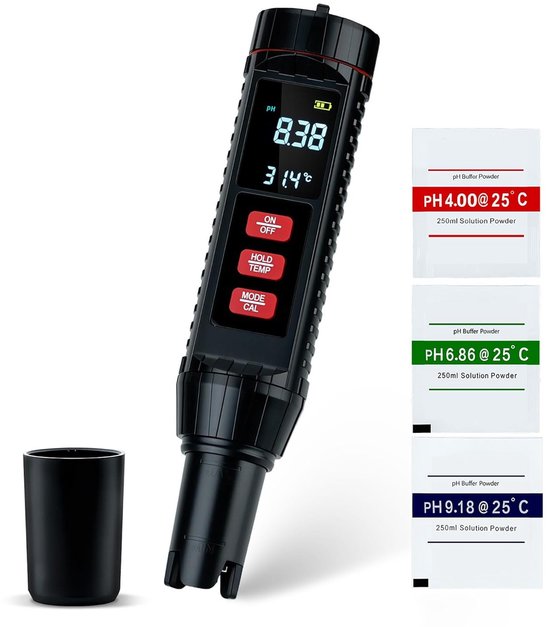 Professionelles 7-in-1-wasserqualitätsmessgerät Für Ph-wert, Tds, Ec, Temperatur/salzgehalt Für Trinkwasser, Schwimmbäder/aquarien Mit Atc-funktion