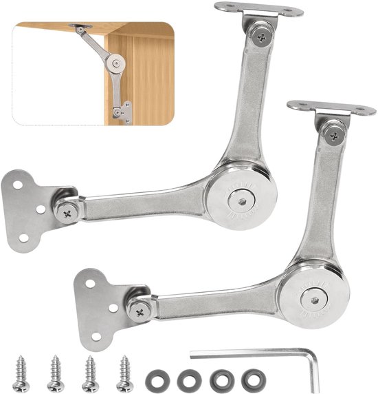 Türhalter Mit Befestigungsmaterial – Möbelmontage – Hochwertig – 2 Stück – Für Küche Und Schränke – Geeignet Für Holzschubladen