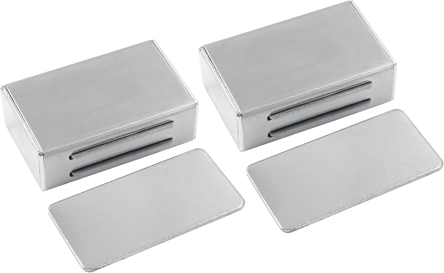 6er-pack Magnetische Türstopper – Edelstahlbolzen, Kleberückseite, Ultradünn, Kein Bohren Erforderlich