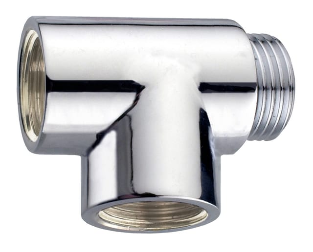 Chrom t Stück 1/2AG x1/2IGx1/2IG - Conmetall