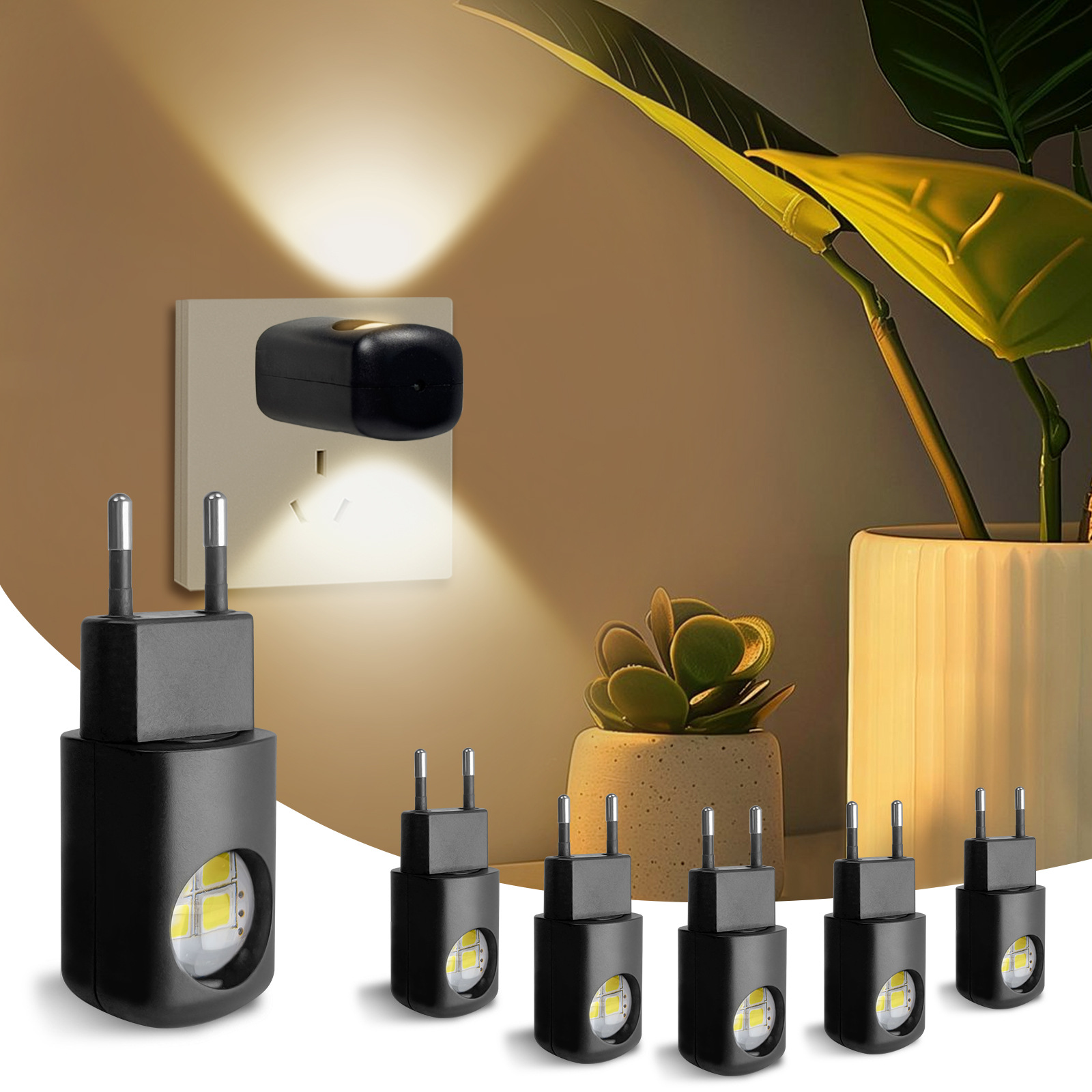 Intelligentes Sensor-nachtlicht, Nachtlicht Mit Bewegungsmelder, Nachtlicht Mit Bewegungssensor, Led-wandleuchte/einbauleuchte Fürs Schlafzimmer