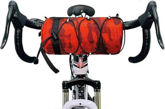 Große, Wasserdichte Lenkertasche Für Mountainbikes Und Rennräder – Vielseitige Aufbewahrungstasche Mit Verstellbarem Schultergurt (orange)