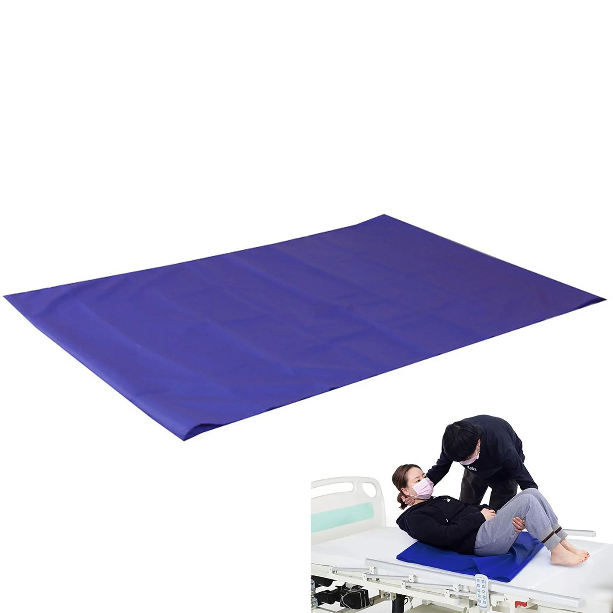 Rutschmatte Für Pflegekräfte 98 X 76 Cm – Transferhilfe Für Etagenbetten – Reibungsarme Transferhilfe, Geeignet Für Ältere Menschen Oder Personen Mit Eingeschränkter Mobilität.