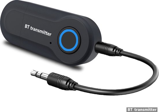 Bluetooth 5.0 Audio-transmitter – Kabelloser Adapter – 3,5-mm-stereo-anschluss – Schwarz