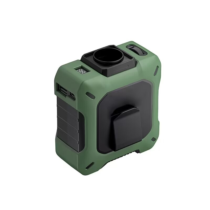 Tragbarer, Schneller Nackenventilator – Tragbarer Turbo-nackenventilator Mit Wiederaufladbarem Akku Und Handy-ladefunktion Für Outdoor-aktivitäten