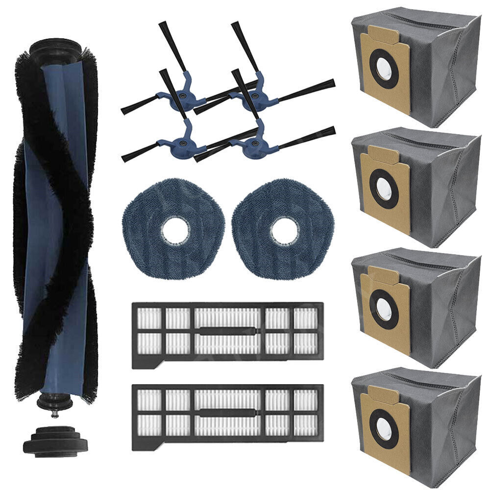 13-teiliges Ersatzteilset Für Den Eufy X10 Pro Omni Staubsauger, Inklusive Hauptbürste/seitenbürste/filter/wischmopp/staubbeutel.