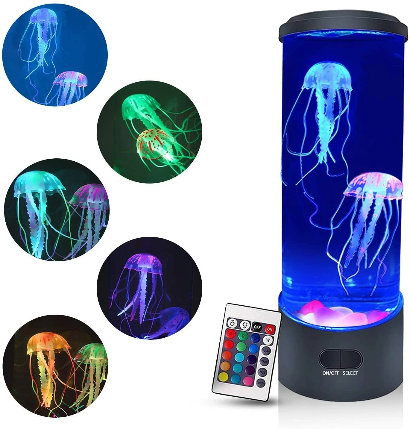 Ambiente-nachtlicht, Led-quallenlicht, Aquarium-nachtlicht, Farbwechselndes Ambientelicht Mit Fernbedienung.