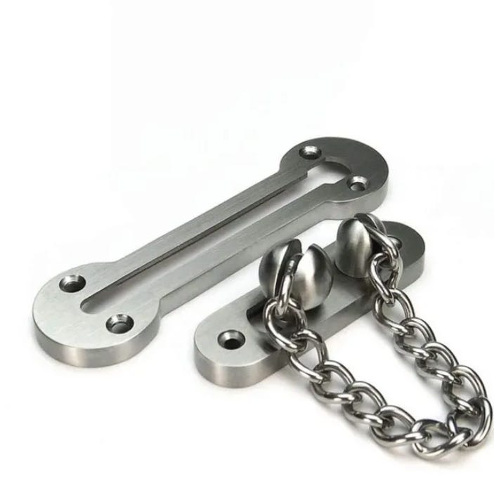 Sicherheitskette Für Schiebetüren Aus 3 Mm Dickem Edelstahl 304, Geeignet Für Eingangstüren.