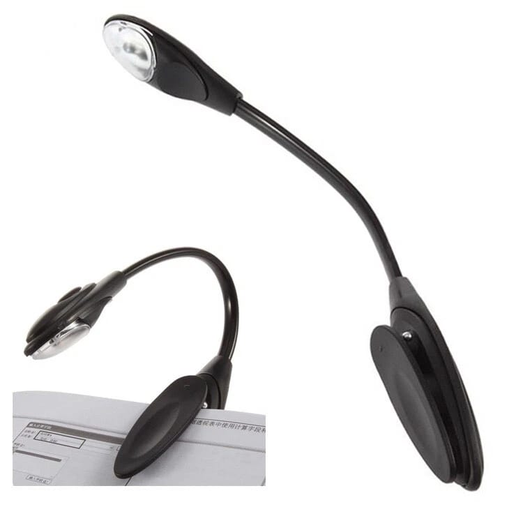 Led-leseleuchte, Aufsteckbare, Verstellbare Mini-leseleuchte, Leicht Zu Transportieren.
