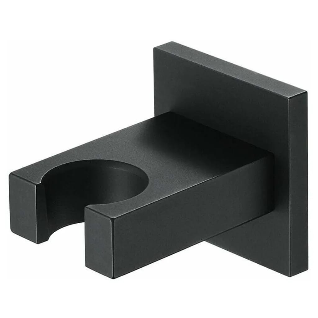 Schwarzer Handbrausekopfhalter, Duschkopfhalter Aus Messing, Duschkopfhalterung