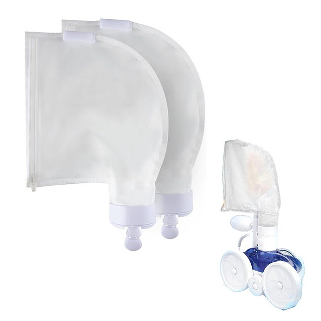 Zweierpack Ersatzfilter Für Poolroboter, Mit Reißverschluss, Maße 23 X 34 Cm, Passend Für Die Modelle Polaris 280 Und 480.