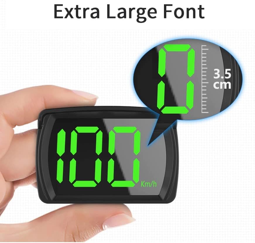 Automatisches Head-up-display, Geschwindigkeitsmesser Mit Gps-chip, Geeignet Für Fahrräder, Motorräder, Lkws, Autos Und Roller.
