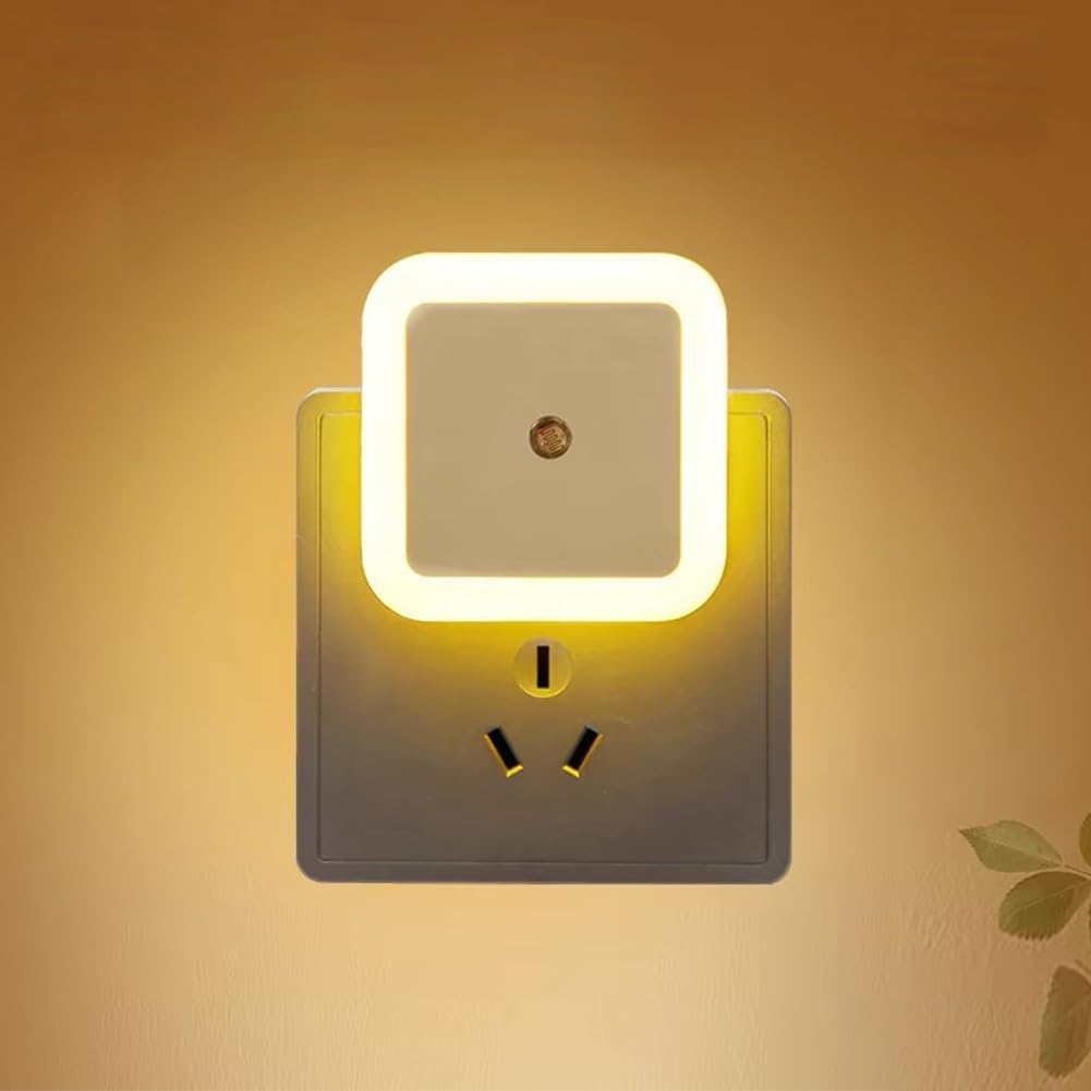 Intelligente Led-nachtlichter – Warmweißes Licht Mit Dämmerungssensor, Ideal Für Schlafzimmer, Badezimmer, Flur Und Küche – 4er-pack
