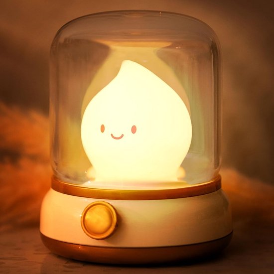 Wiederaufladbare Und Dimmbare Flammenlose Led-kerzenleuchte Mit Sanftem, Bernsteinfarbenem Licht Für Weihnachten Und Dekoration