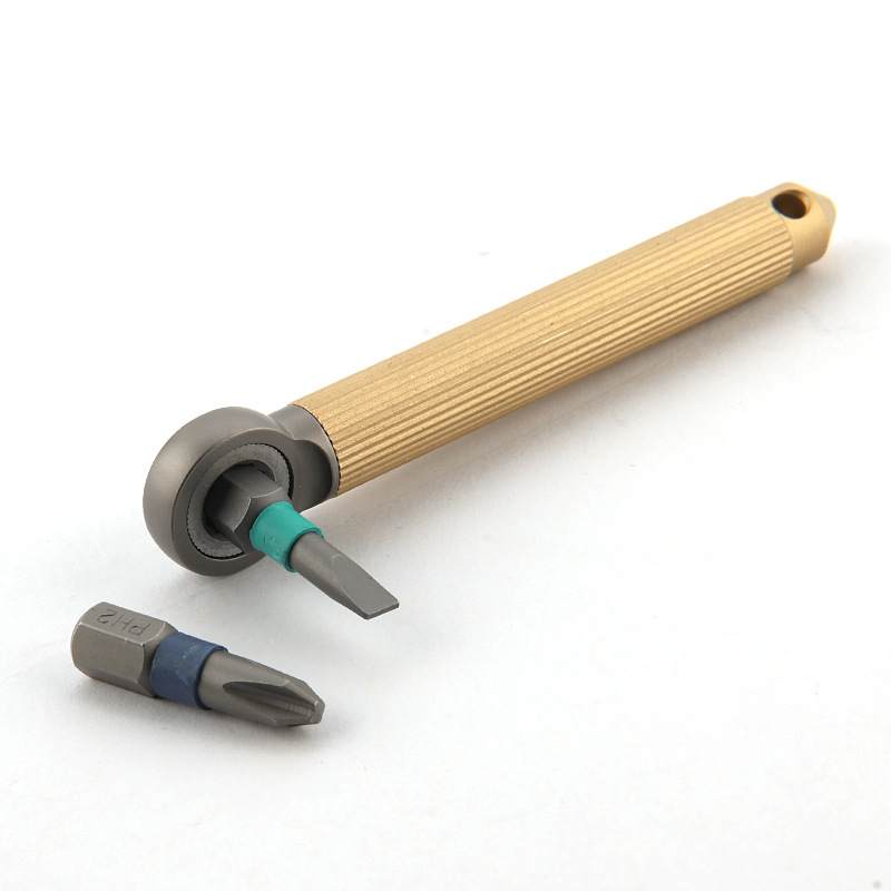 Magnetischer Handschraubendreher Aus S2-stahl – Schlitz-/kreuzschlitzschraubendreher – Tragbares Mehrzweck-werkzeugset – Werkzeugset Aus Titanlegierung