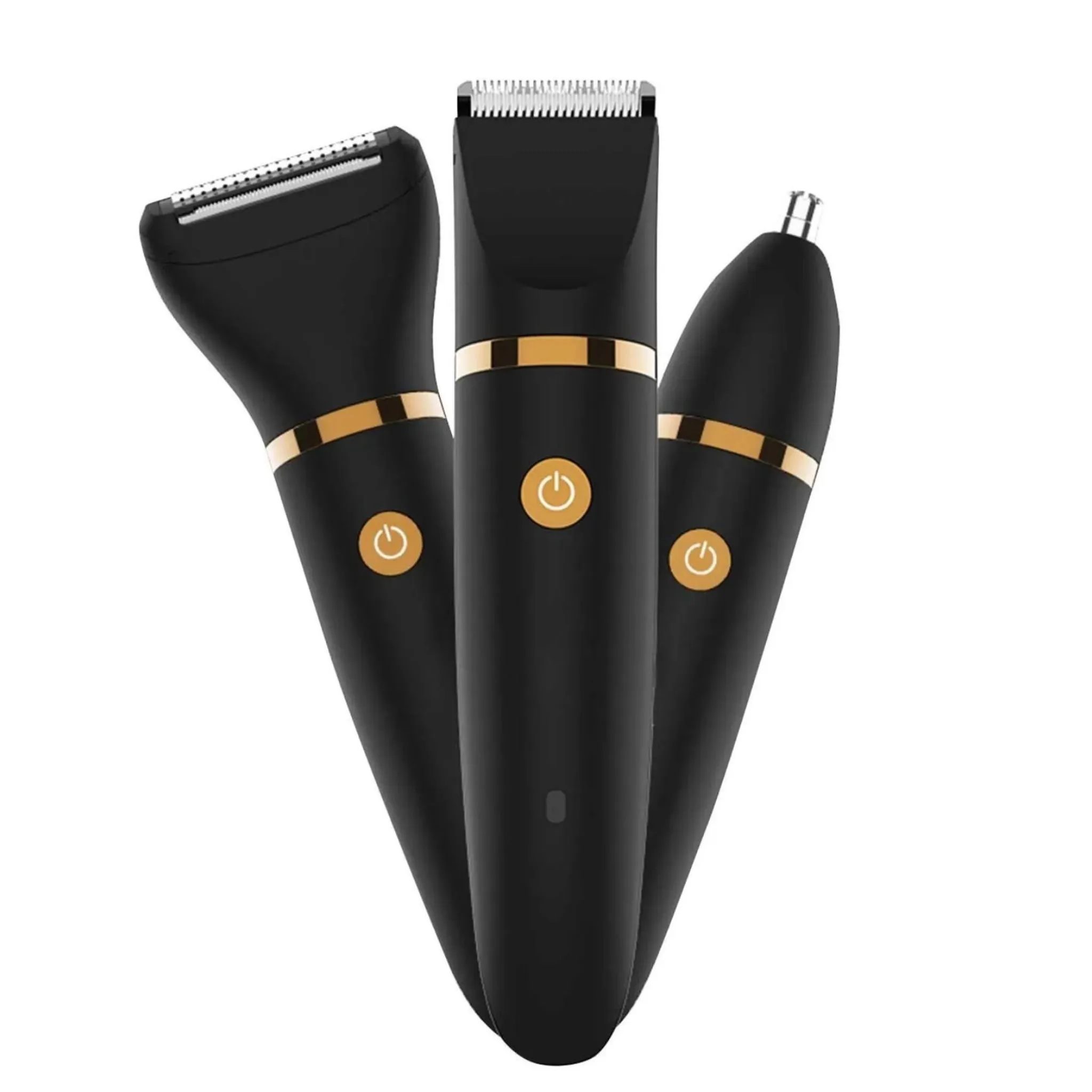 3-in-1 Kabelloser Elektrorasierer Für Herren, Ipx6 Wasserdichter Haarschneider, 1000 Mah Akku, Unterstützt Usb-c-laden.