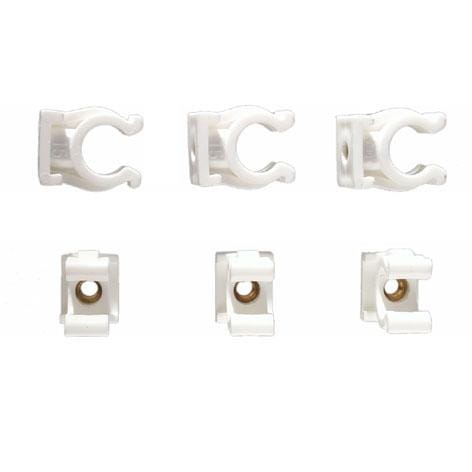Rohrclip einfach 12 mm / 6er Pack Halterungen & Rohrschellen