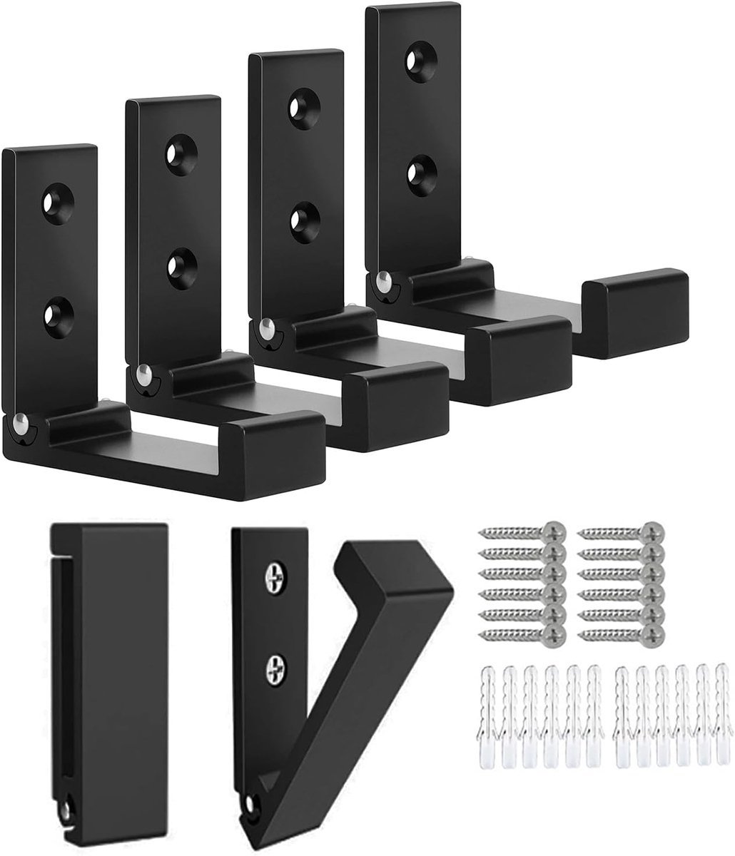 Klappbare Haken - 6 Wandhaken - Klappbare Eckhaken, Geeignet Zum Aufhängen Von Mänteln, Handtüchern, Schlüsseln Und Taschen.