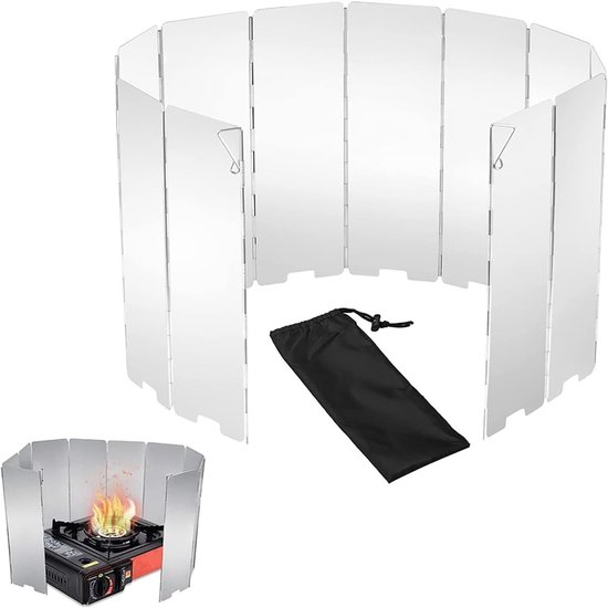 Faltbare Gasherd-einsätze Aus Aluminium – 10er-packung, Ideal Für Grillabende, Camping Und Picknicks.