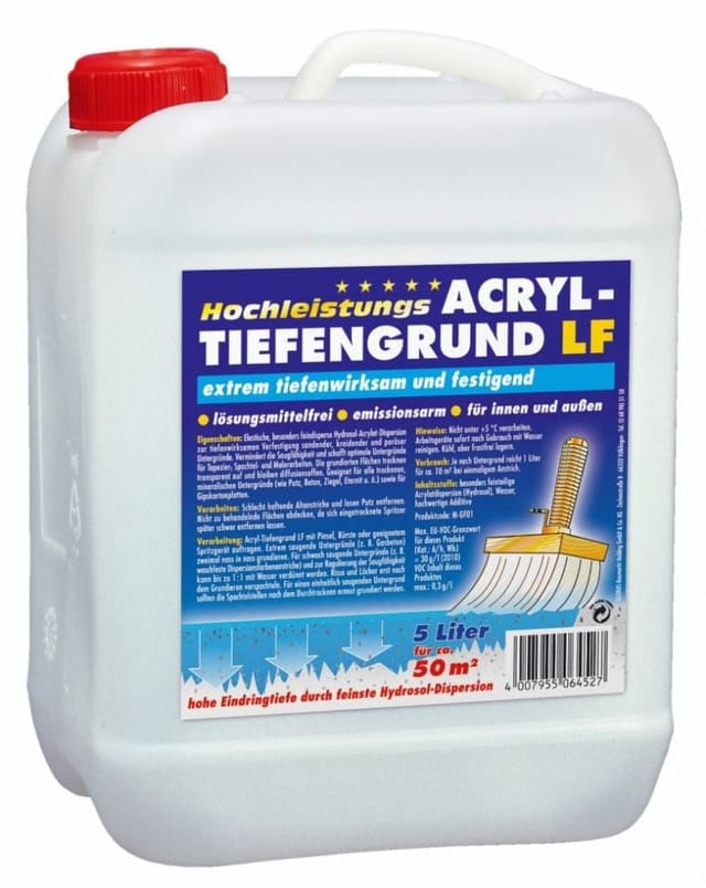 Hochleistungs Acryl-Tiefengrund 5 l Grundierungen - Decotric