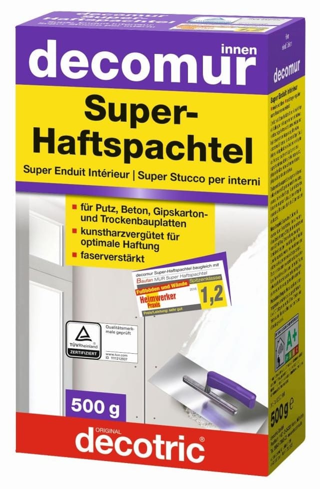 Decomur Super-Haftspachtel 500 g Spachtelmassen - Decotric