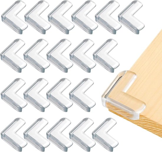 20er-packung Eckenschoner Für Babymöbel – Tischkantenschoner – Transparent