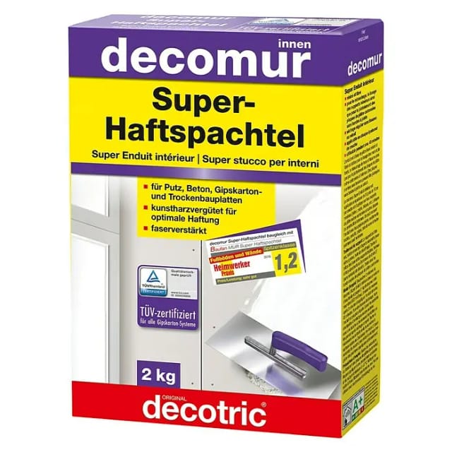 Decomur Super-Haftspachtel 2 kg Spachtelmassen - Decotric